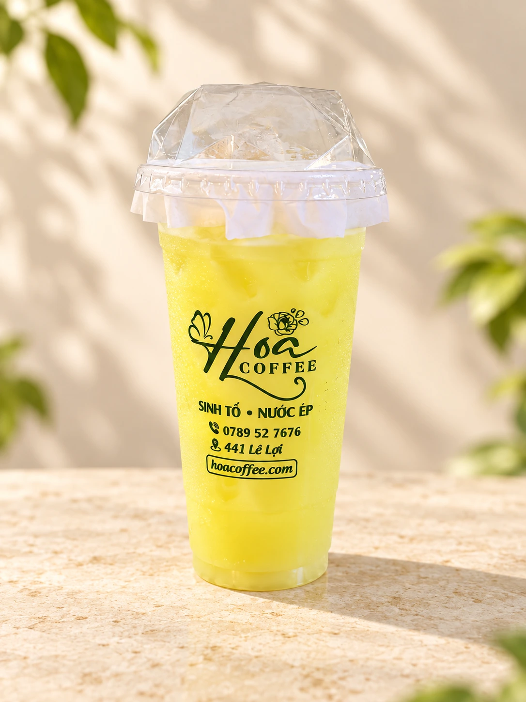 Nước Ép Táo Hoa Coffee
