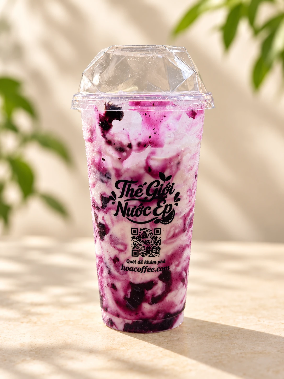 Sữa Chua Việt Quất Hoa Coffee