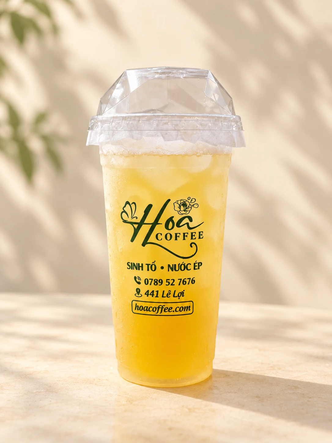 Nước Ép Dưa Lưới Hoa Coffee