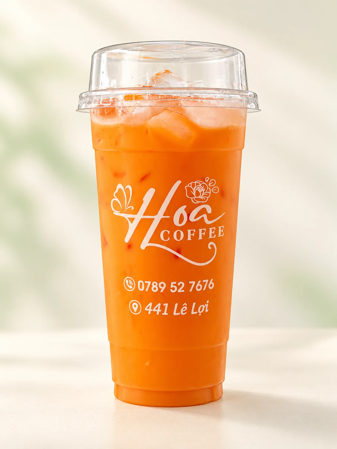 Nước ép cà rốt — ảnh ly nước Hoa Coffee đã thay nền