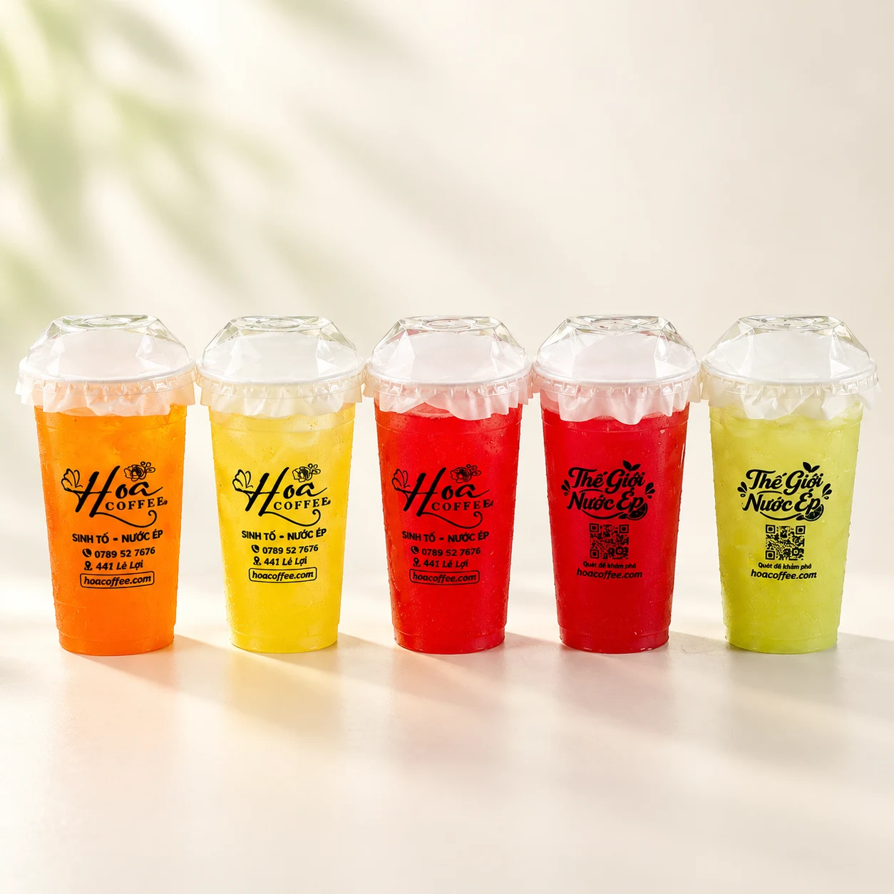 Cà rốt · thơm · dưa hấu · ổi — ảnh ly nước Hoa Coffee đã thay nền