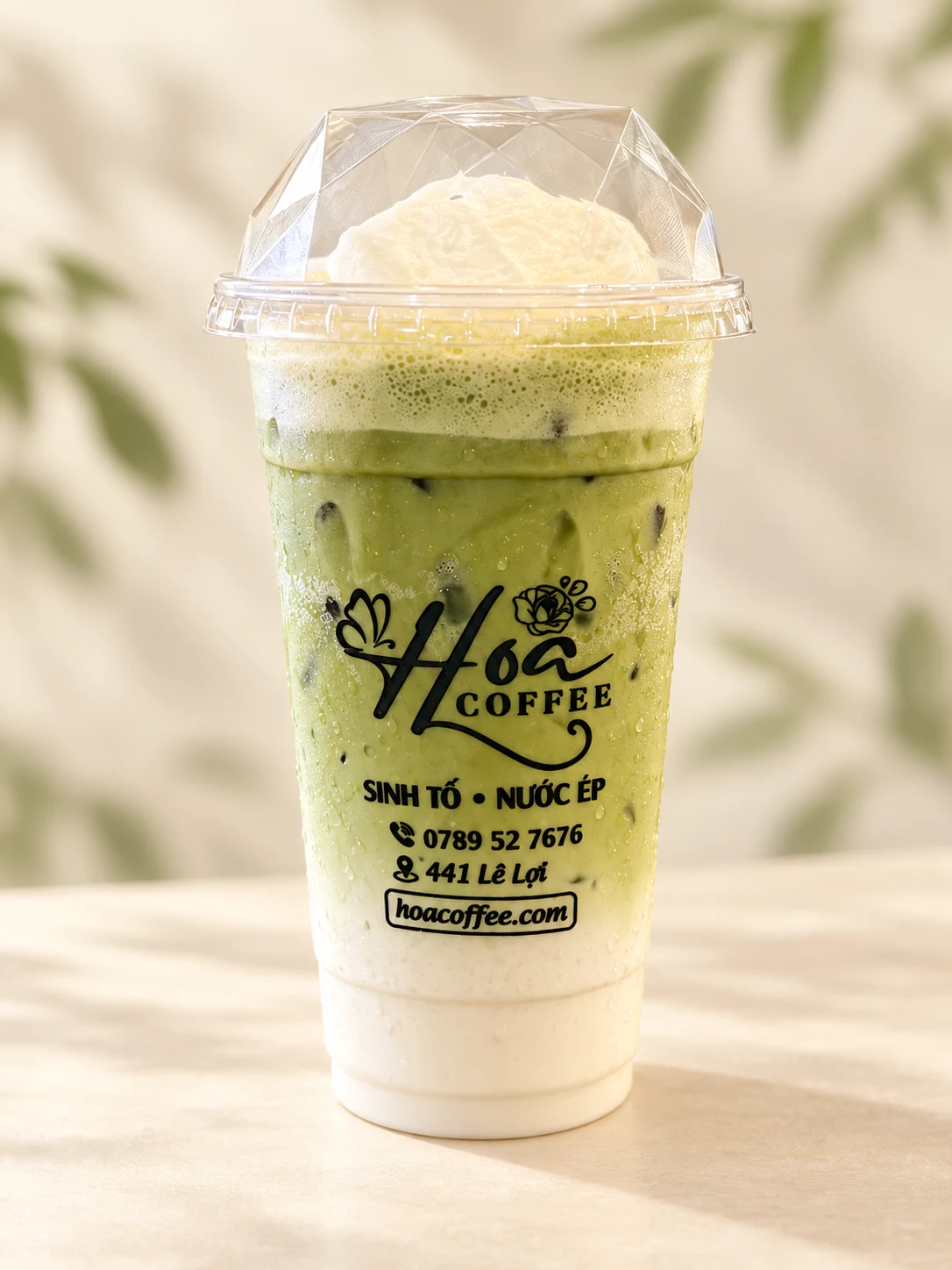 Matcha Latte Kem Muối Hoa Coffee