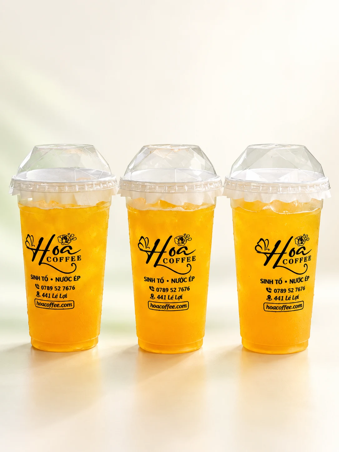 Nước cam — ảnh ly nước Hoa Coffee đã thay nền