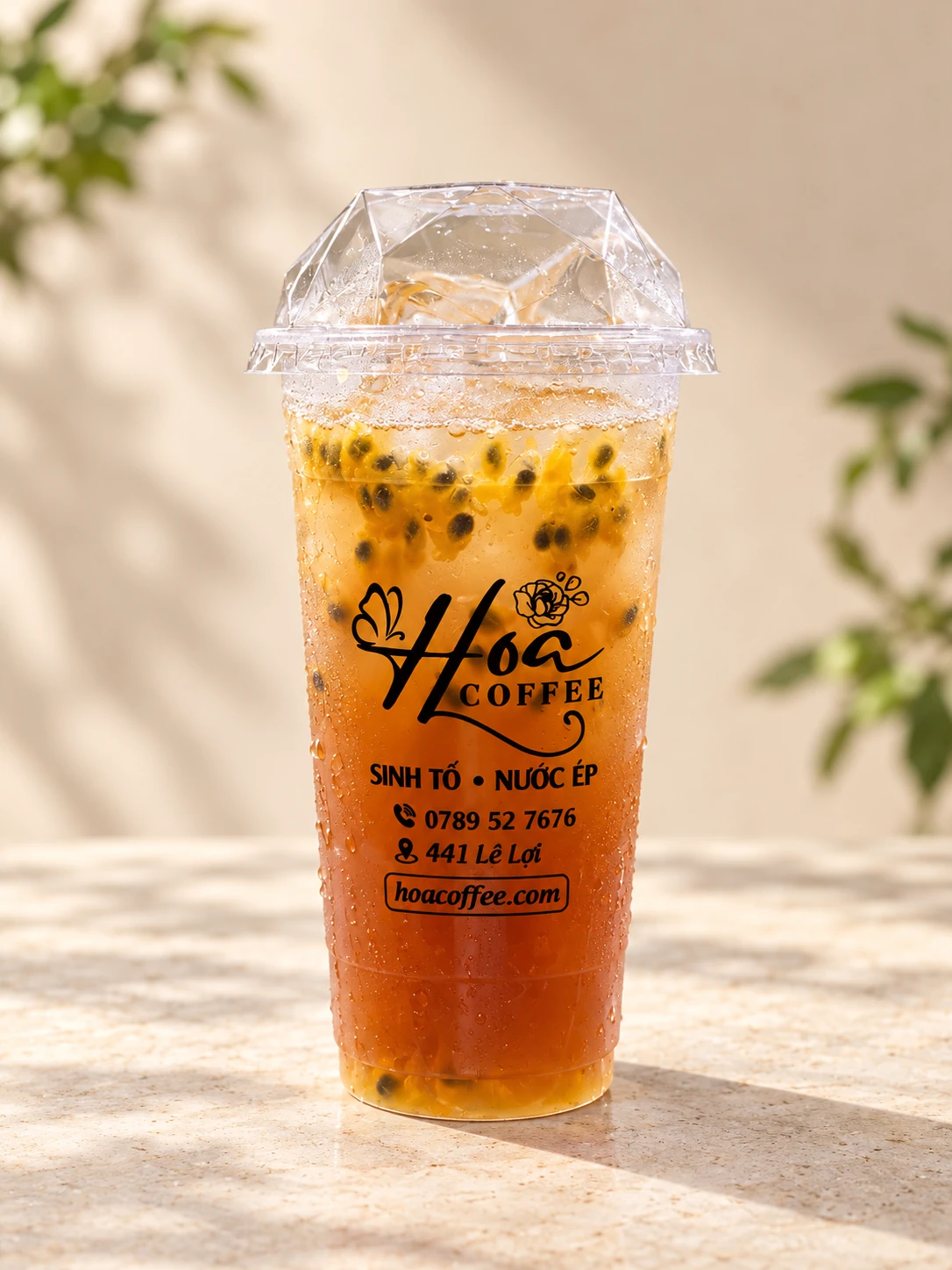 Trà Chanh Dây Hoa Coffee