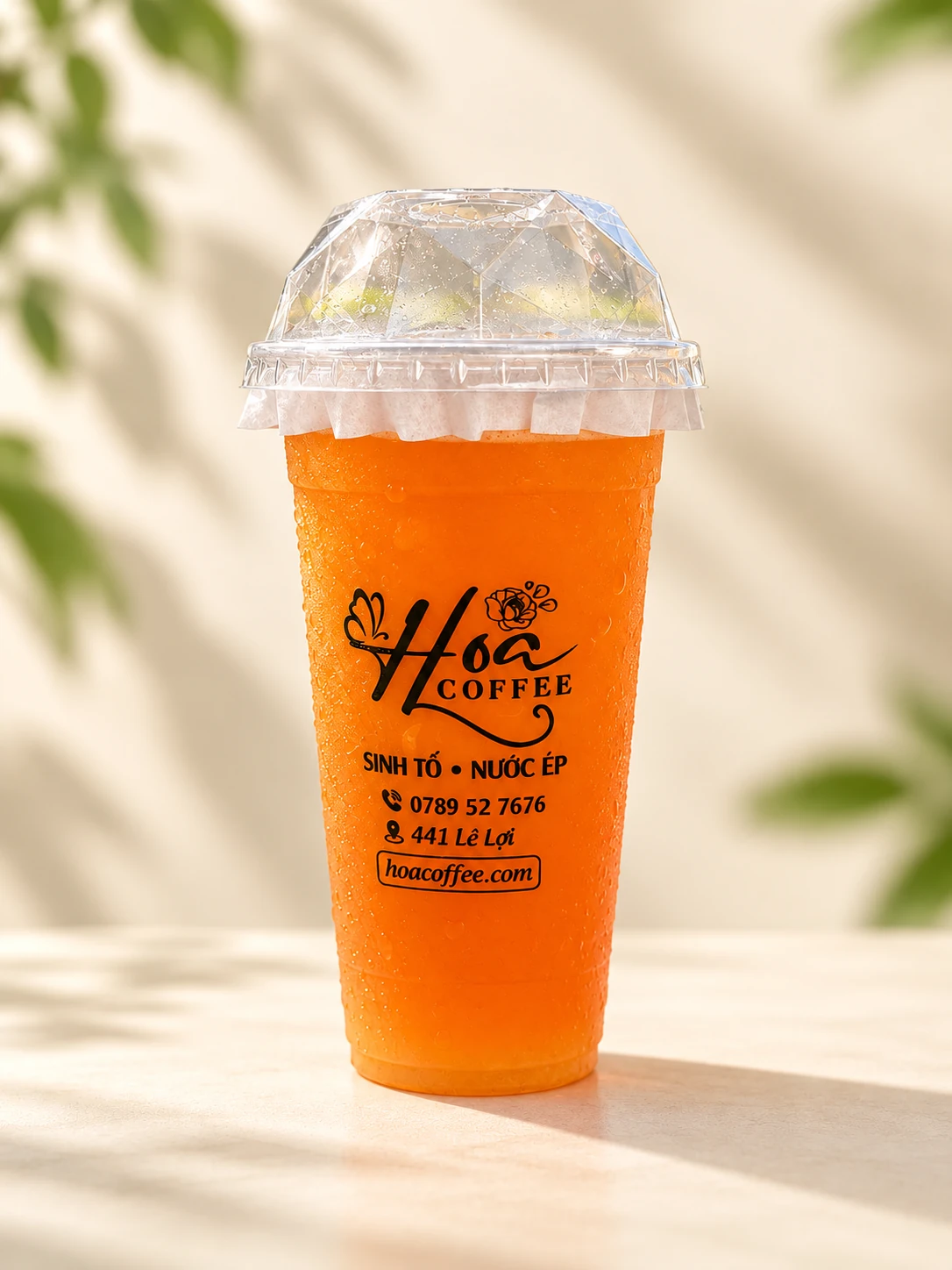 Thơm mix Cà Rốt Hoa Coffee