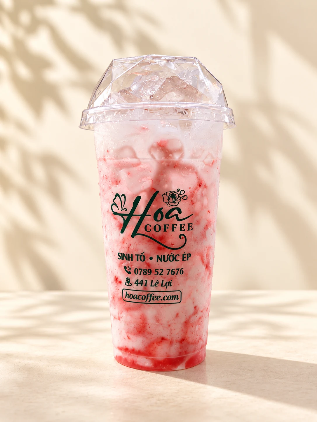 Sữa Chua Dâu Hoa Coffee